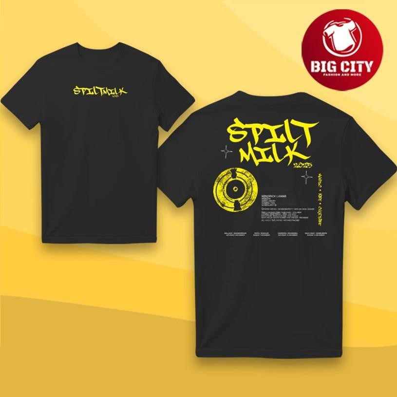 Spilt Milk 2025 Graffiti Tour Two Sided Shirt