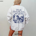Spirit of the Lord Bible Verse Crewneck Western Horse Sweatshirt Christian Faith Based Clothing Worship Sweatshirt...