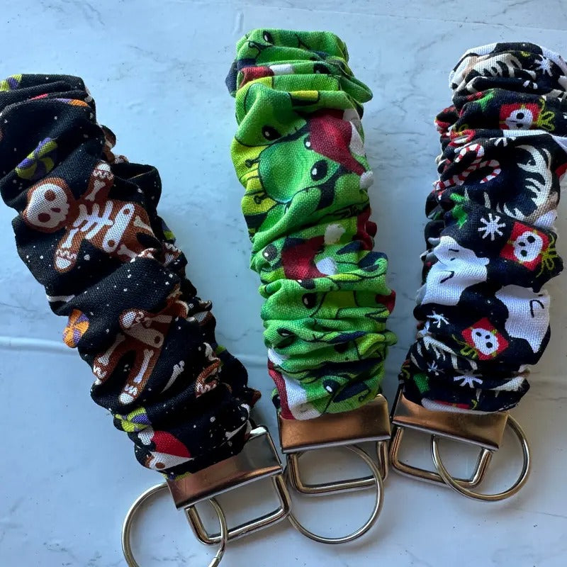 Spooky Chrismas Scrunchie Wristlet Keychain T-Shirts, Hoodie, Sweatshirt | PureTeeCo.com