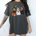 Spooky Ghost Dogs Tee Comfort Colors, Halloween Dogs Shirt for Women, Halloween Tee For Dog Mom, Dog Lover Gift Shirt,...