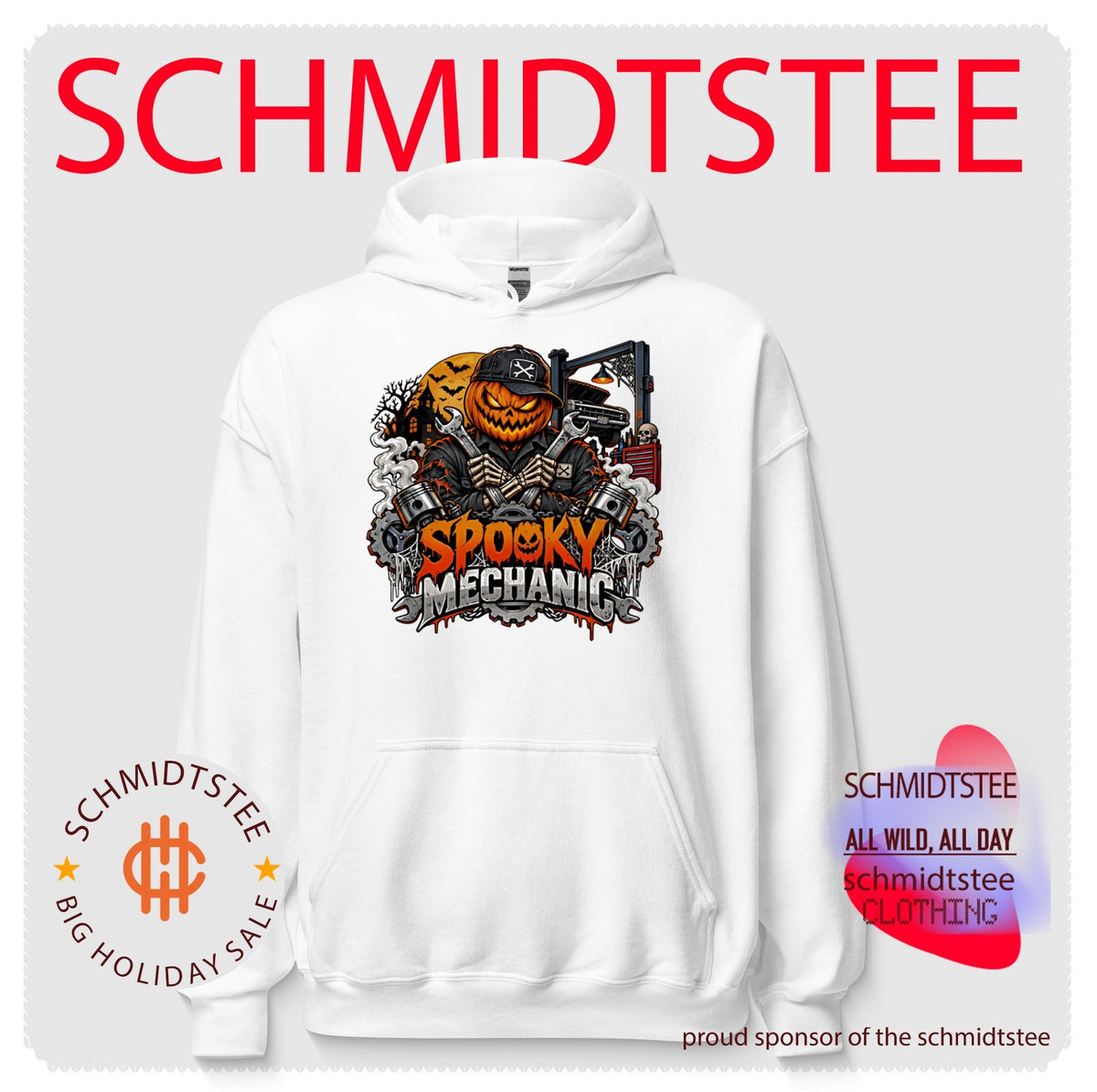 Spooky Mechanic Halloween shirt
