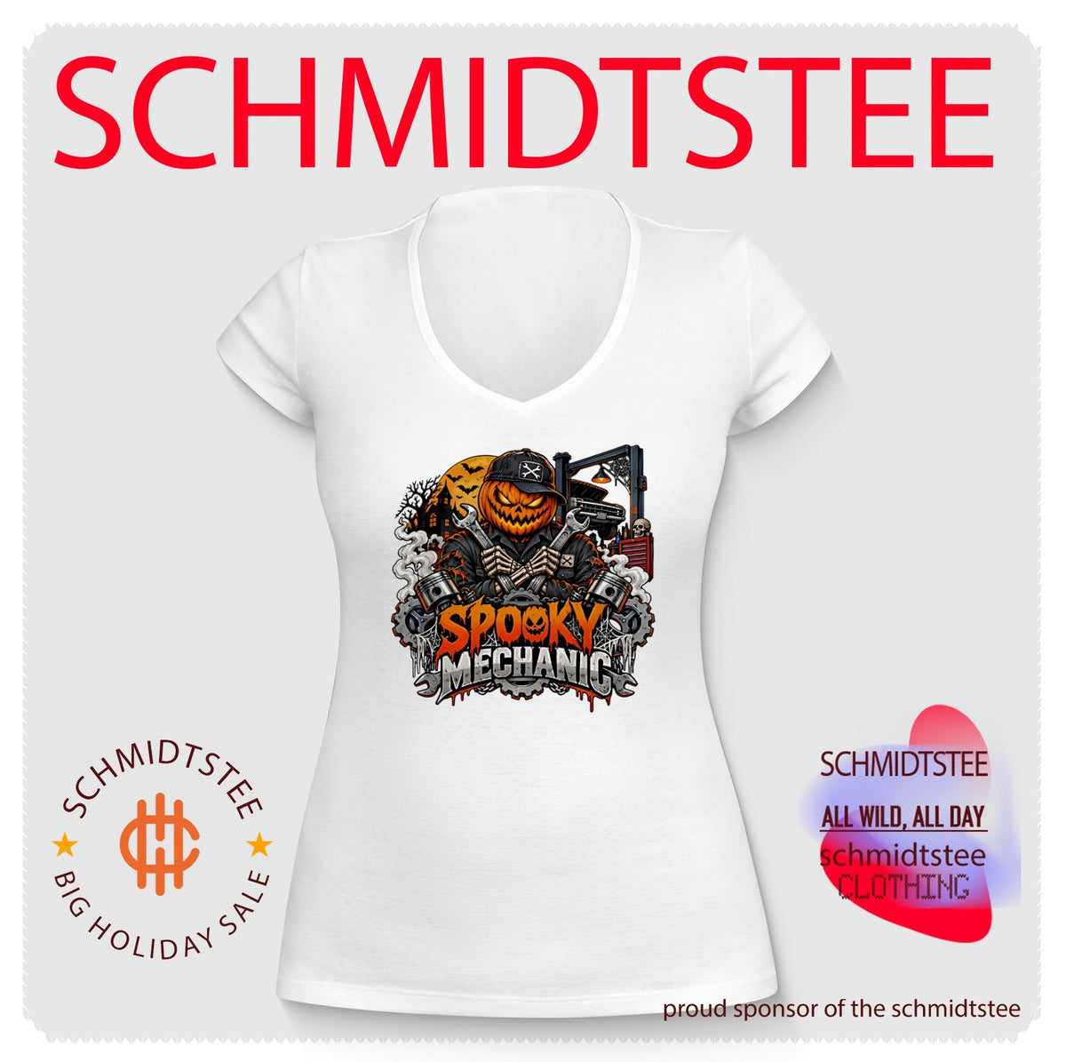 Spooky Mechanic Halloween shirt