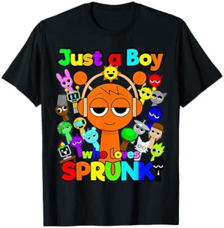 Sprunki boys Oren Just a boy who loves Sprunki Tshirt Hoodie, Sweatshirt | PureTeeCo.com