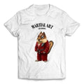 Squirrel Chipmunk Sensei in Red Judogi Karate Martial Art Champion - Short-Sleeve Unisex T-Shirt Made in USA Hoodie,...