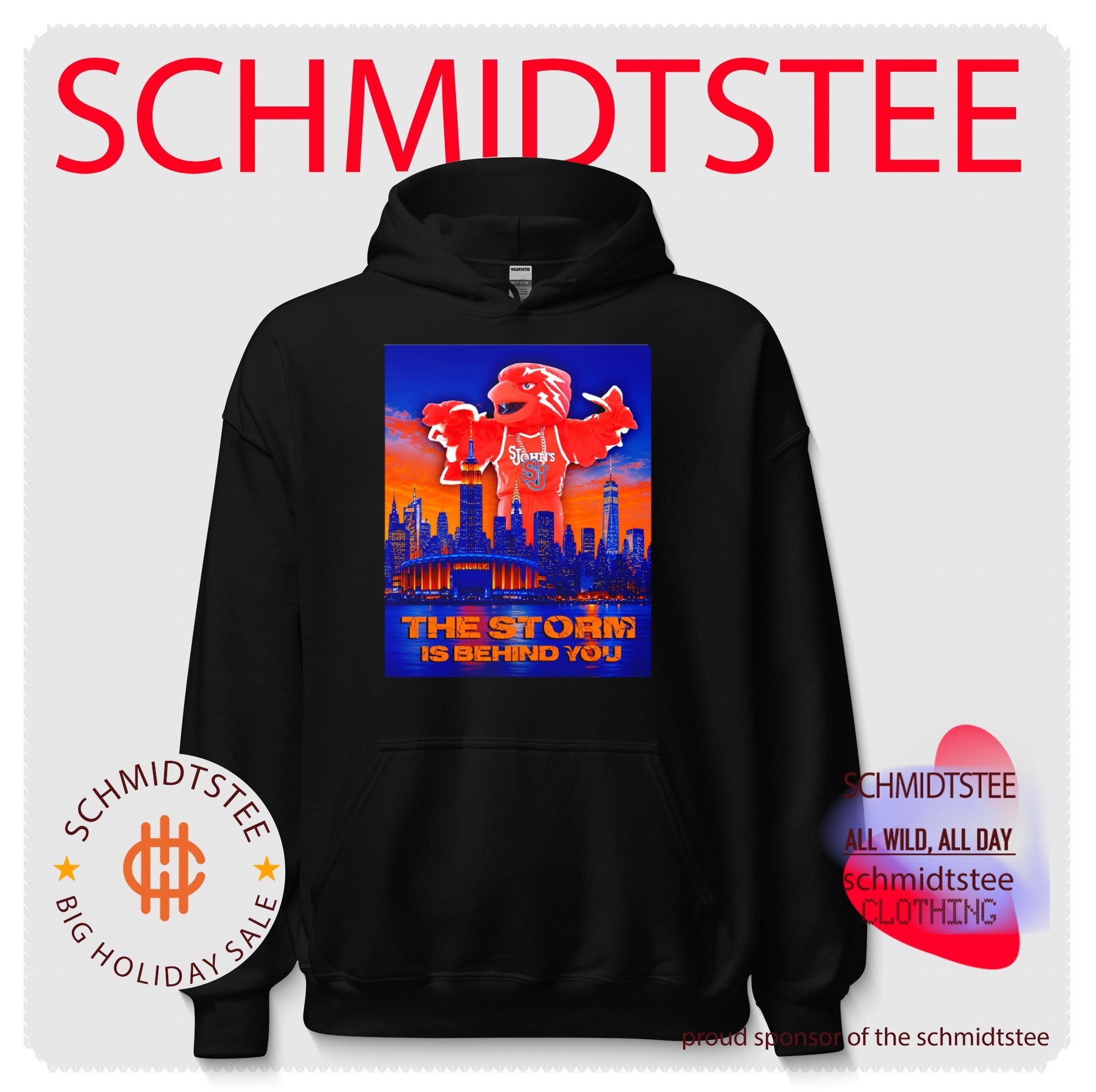 St John’s University Red Storm the storm is behind you mascot shirt