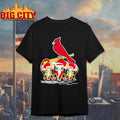 St Louis Cardinals X Elephants Santa Hat Merry Christmas Shirt