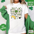 St Patrick Teacher Bow Shirt Comfort Colors, St Patrick's Day Women's Tee, Cute Women's Tshirt Hoodie, Sweatshirt