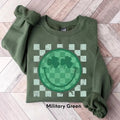 St Patrick's Checker Smiley Hoodie and Sweater; T-shirts Sweatshirt | PureTeeCo.com
