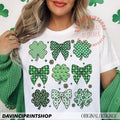 St Patrick's Day Coquette Lucky Shamrock St Patrick's Day Retro St Patrick's Day Irish Shamrock Lucky T-Shirts, Hoodie,...
