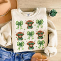 St Patrick's Day Highland Cow St Patrick's Day Heart Clover Coquette St Patrick's Shamrock St Patrick's Day Irish...