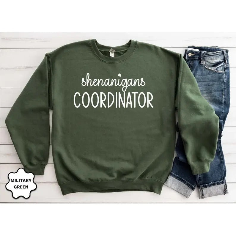 St Patrick's Day Sheninegans Begin Sweatshirt, Hoodie, T-Shirtstyle{n002}2 T-Shirts | PureTeeCo.com