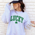 St Patrick's Day Sweatshirt, Trendy St Patricks Day Sweatshirt, Lucky Shamrock Sweater, Teacher St Patricks Day...