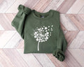 St Patricks Day Dandelion Sweater, Shamrock Sweatshirt, Patrick Day Lucky Shirt, Clover Shirt, Dandelions Patrick Day...