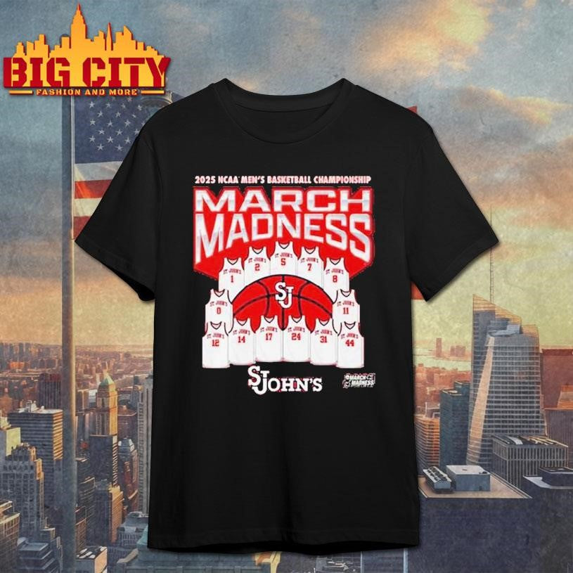 St. John’s Red Storm March Madness 2025 Ncaa Men’s Basketball Championship Shirt