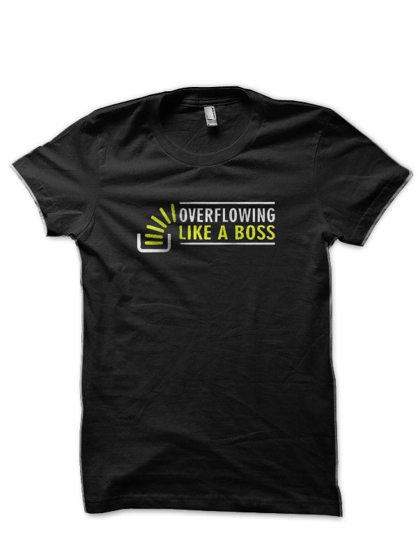 Stake Overflow Black T-Shirt Hoodie, Sweatshirt | PureTeeCo.com