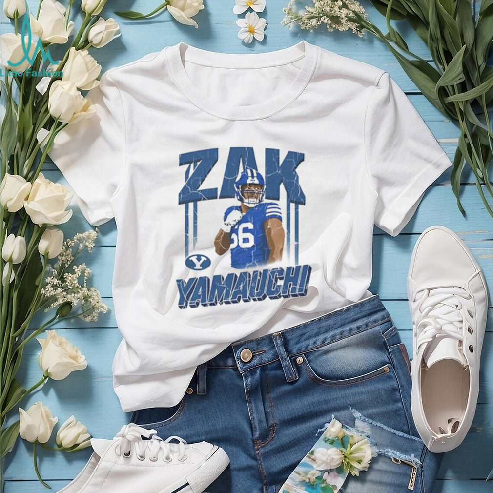 Stanford Cardinal Zak Yamauchi portrait vintage shirt