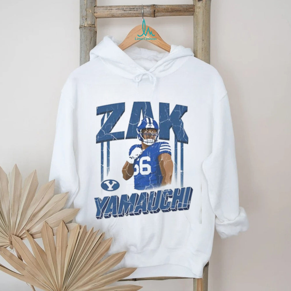Stanford Cardinal Zak Yamauchi portrait vintage shirt
