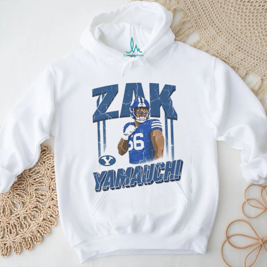 Stanford Cardinal Zak Yamauchi portrait vintage shirt