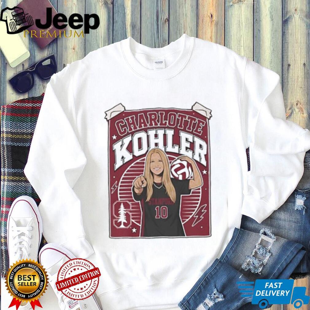 Stanford Cardinal women’s soccer team Charlotte Kohler portrait vintage shirt