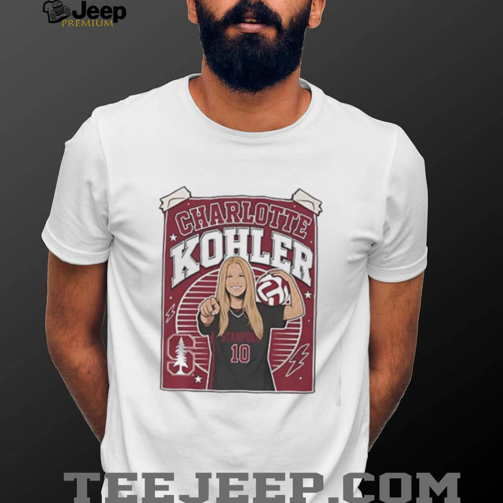 Stanford Cardinal women’s soccer team Charlotte Kohler portrait vintage shirt