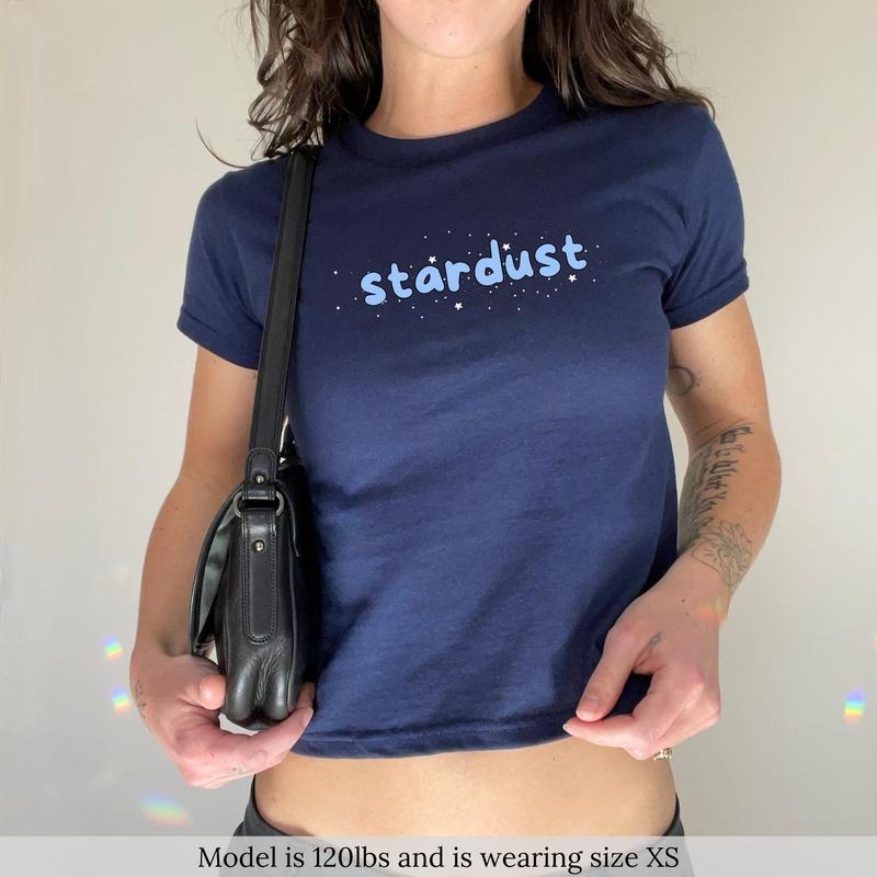 Stardust Baby Tee Cute Music Shirt Stars Trendy Shirt For Women Custom Concert Shirt Graphic Shirt Gifts For Her Hoodie,...