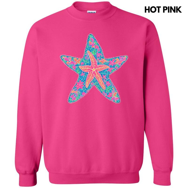 Starfish Summer Sweatshirt 'NLB' T-Shirts, Hoodie | PureTeeCo.com