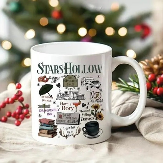 Stars Hollow Coffee Mug Where You Lead I Will Follow Retro Gilmore Girls Inspired Mug