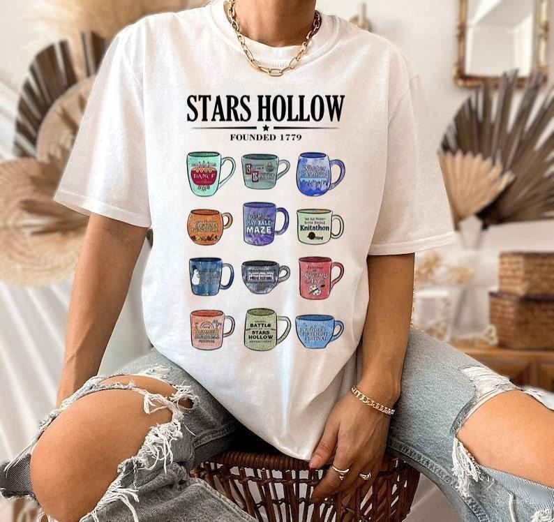Stars hollow coffee mugs Shirt, autumn festival stars hallow autumn T-shirt, Vintage 90s style top clothing, Unisex...