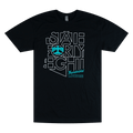 State Forty Eight Outline T-Shirt Hoodie, Sweatshirt | PureTeeCo.com (Image 1)