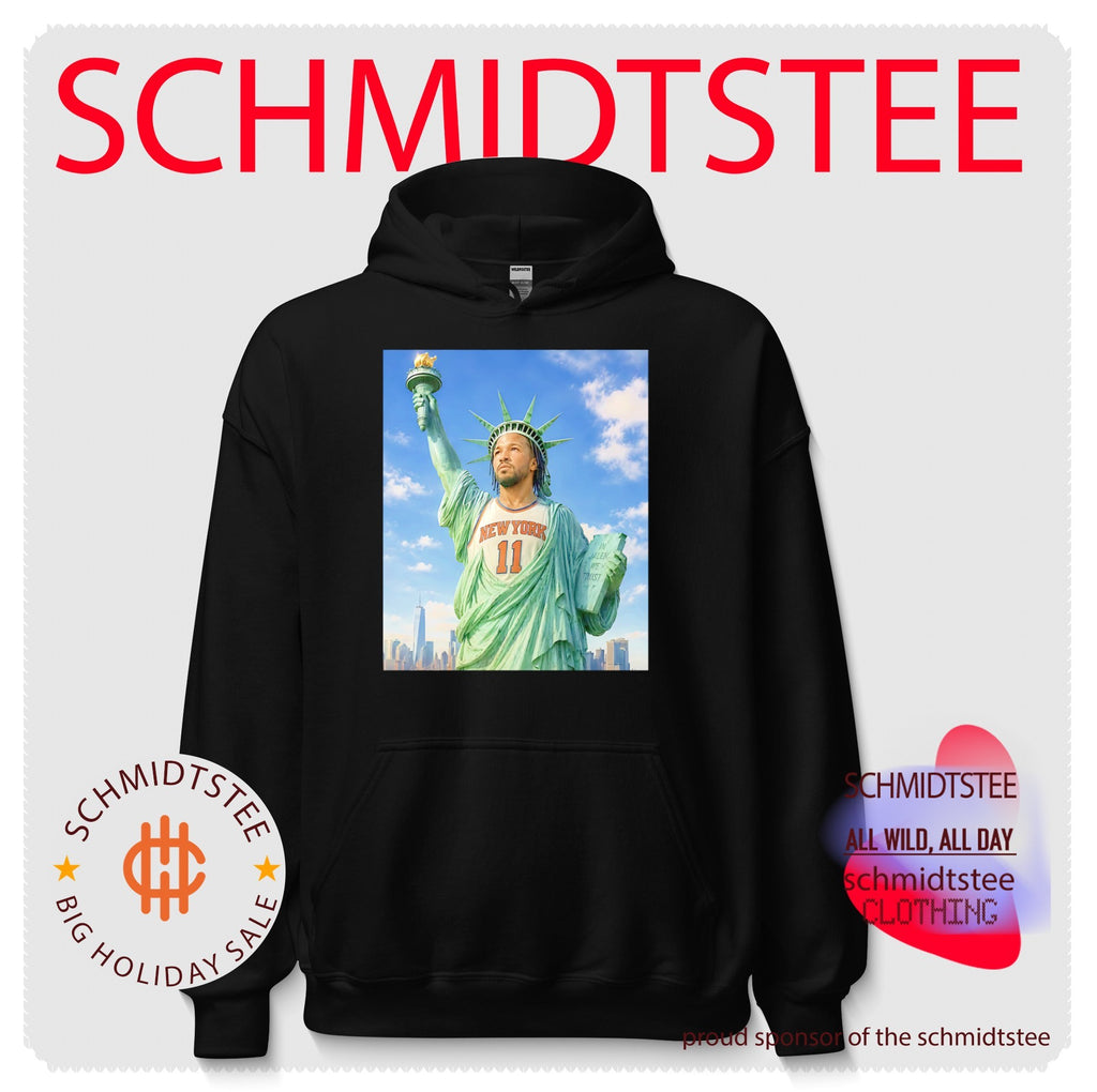 Statue of Liberty but that’s Jalen Brunson shirt