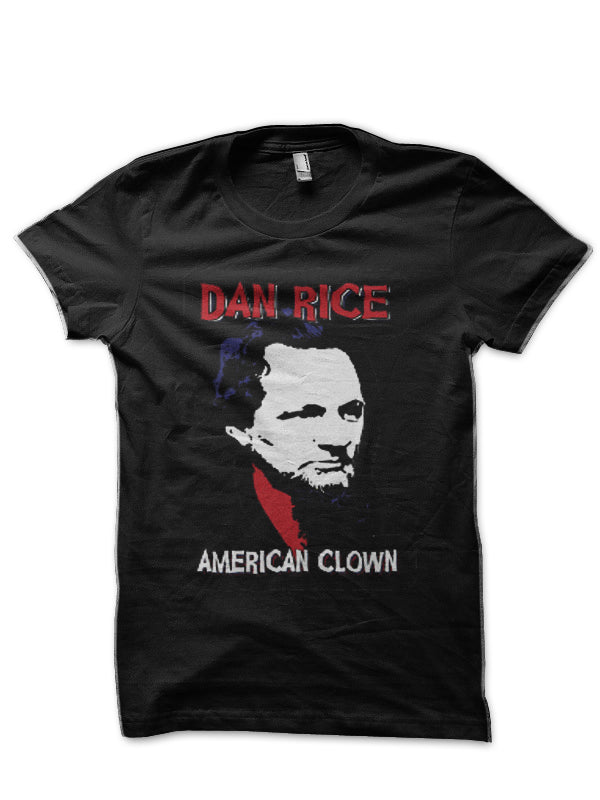 Dan Rice American Clown Black T-Shirt Hoodie, Sweatshirt | PureTeeCo.com