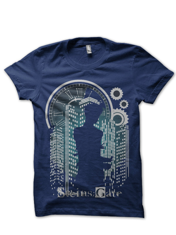 Steins Gate  Half Sleeve T-Shirt Hoodie, Sweatshirt | PureTeeCo.com