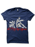 Steins Gate Navy Blue Half Sleeve T-Shirt Hoodie, Sweatshirt | PureTeeCo.com
