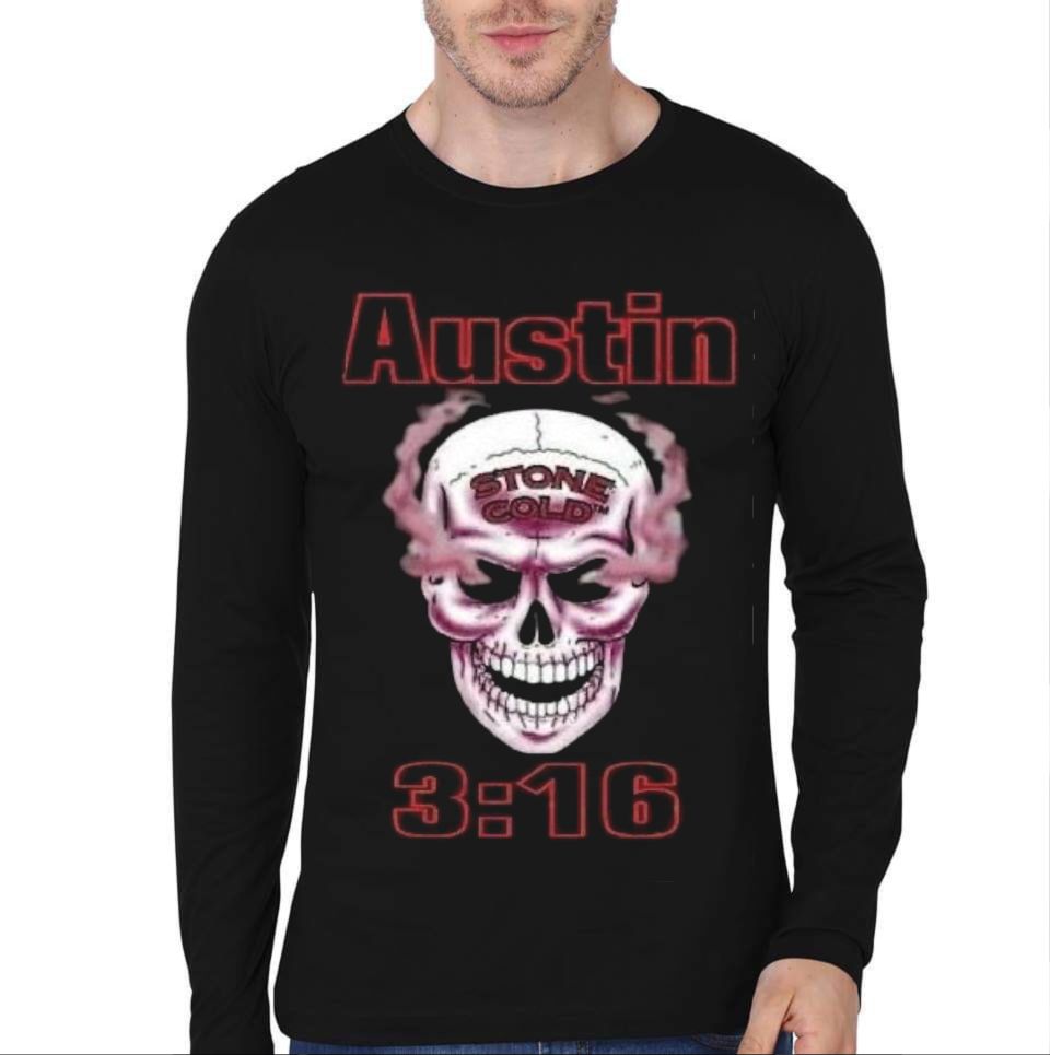 Steve Austin Full Sleeve T-Shirt Hoodie, Sweatshirt | PureTeeCo.com