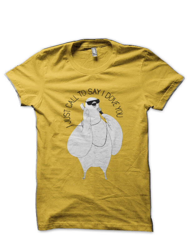 Dove singing Stevie Wonder | Animal Karaoke | Illustration T-Shirt Hoodie, Sweatshirt | PureTeeCo.com