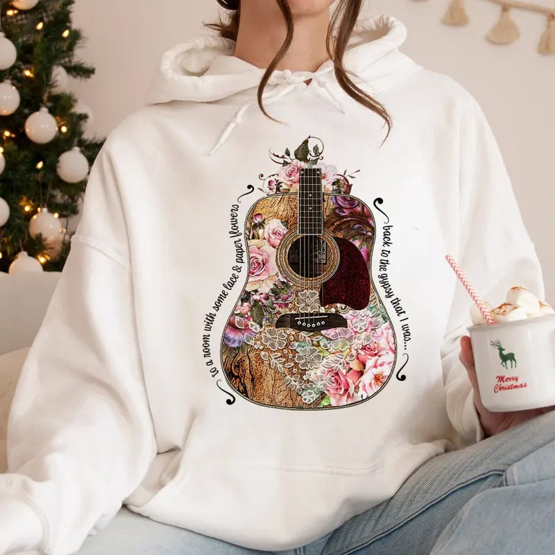 Steviee Guitar Nnicks Shirt, 70s Band Tee, Vintage Rock Apparel, Unisex Sweater Pullover Tee Hoodie, Sweatshirt