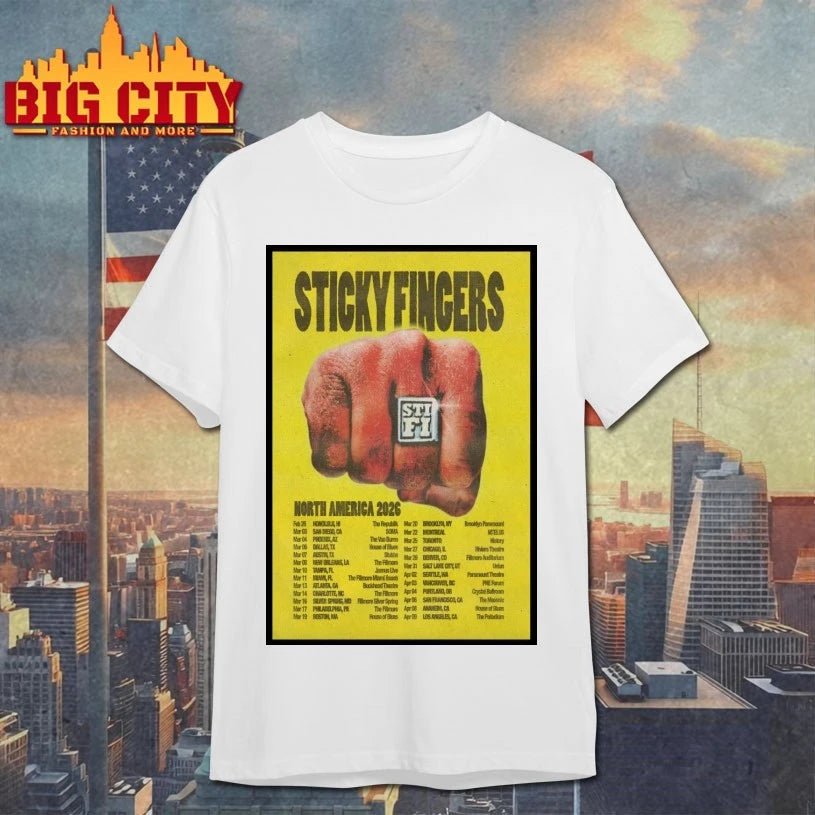 Sticky Fingers North America 2026 Shows Poster shirt