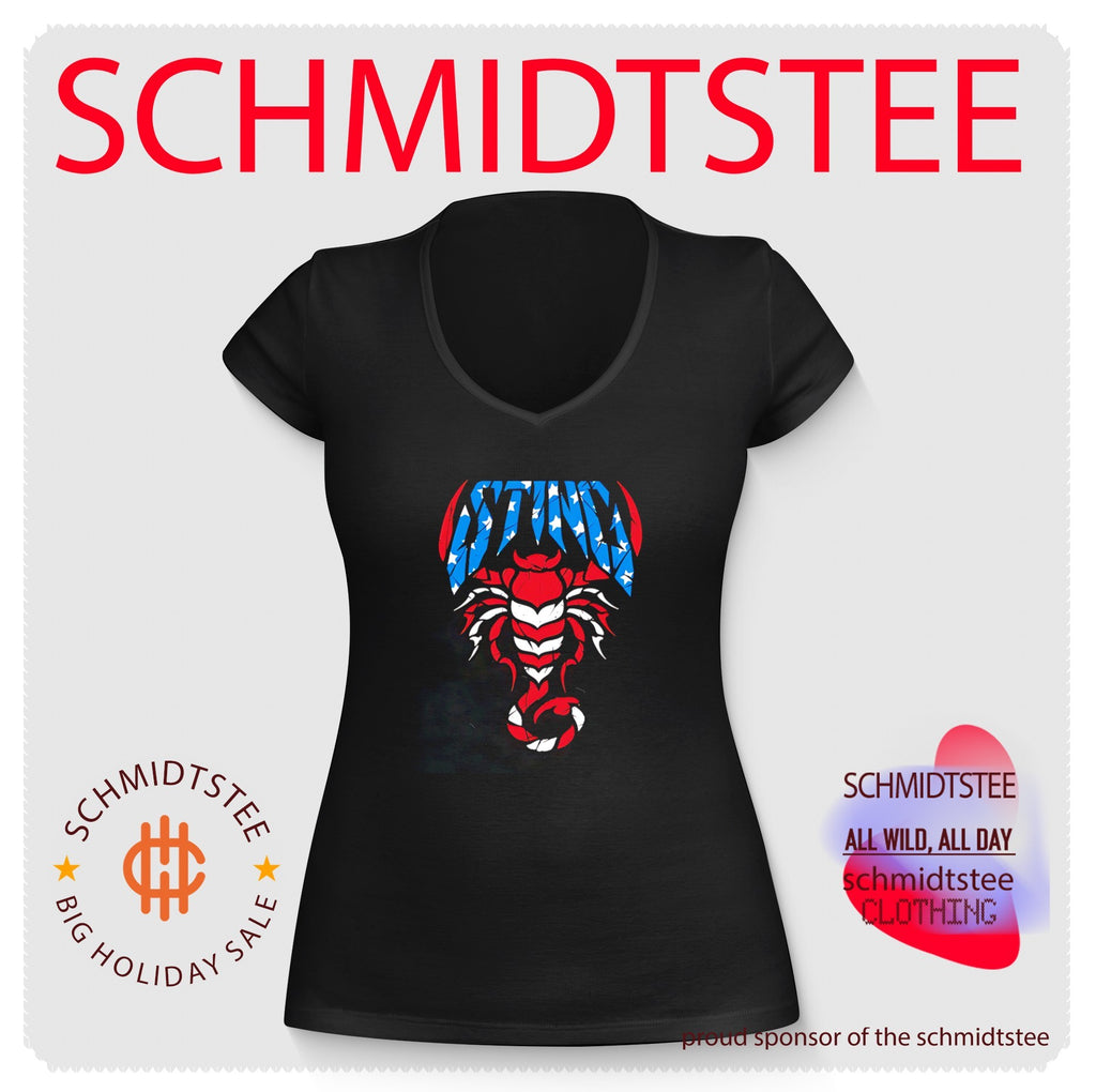 Sting defender USA scorpion with American flag filler shirt