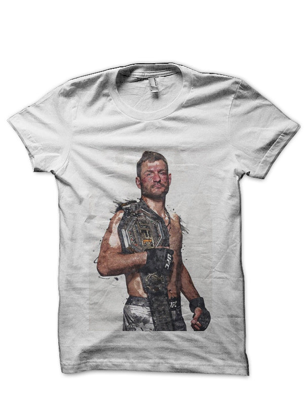 Stipe Miocic White T-Shirt Style001 Hoodie, Sweatshirt | PureTeeCo.com