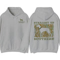 Straight Up Southern Hoodie - Forest Camo Design Graphic Hoodie, Perfect for Outdoorsmen and Waterfowl Hunters, Unisex...