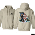Straight Up Southern Hoodie - Hunting Dog with Duck and Scenic Southern Landscape, Perfect for Outdoorsmen and Nature...