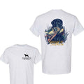 Straight Up Southern Hunting Dog Graphic 2-sided Shirt, Gift For Men, Classic, Menswear, Embroidered Hoodie, Sweatshirt