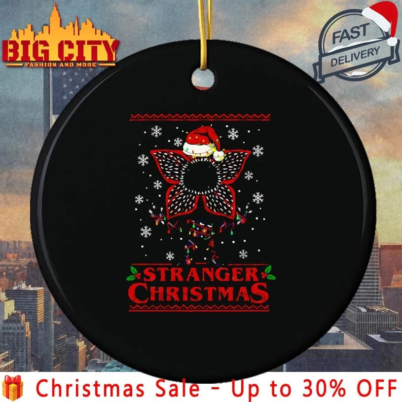 Stranger Christmas Creepy Demogorgon ugly christmas shirt