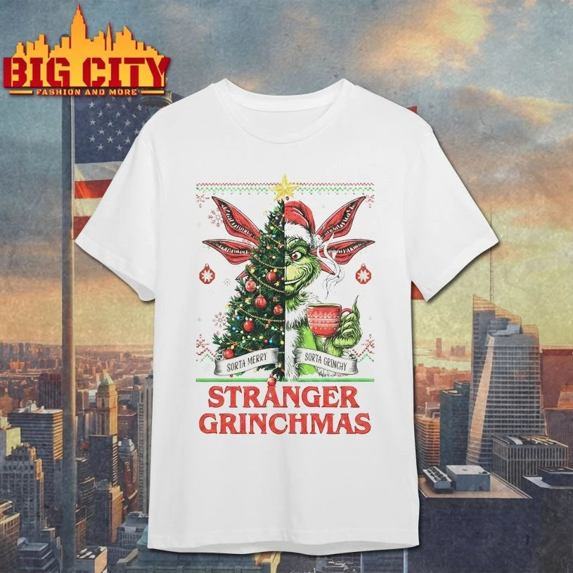 Stranger Grinchmas Sorta Merry Sorta Grinchy shirt