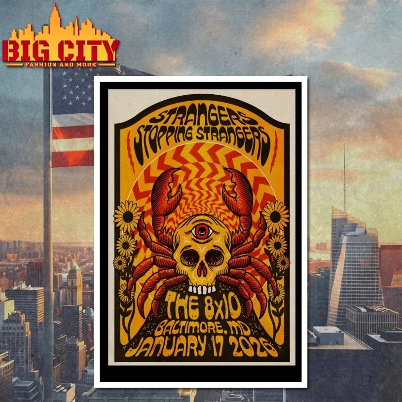 Strangers Stopping Strangers 1.17.2026 Baltimore MD Poster shirt
