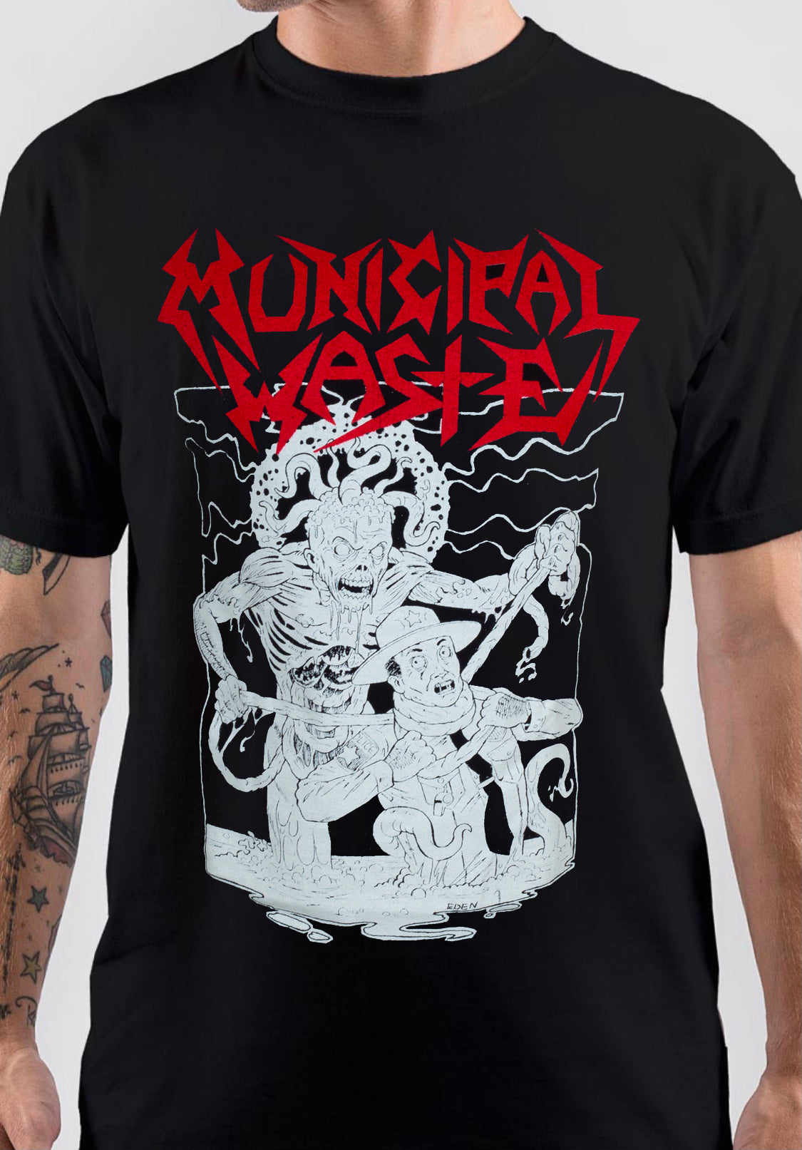 Strangler Municipal Waste Band T-Shirt Hoodie, Sweatshirt | PureTeeCo.com