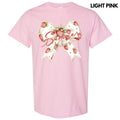 Strawberry Summer Bow Gildan Short Sleeve T-Shirt 'NLB' Hoodie, Sweatshirt | PureTeeCo.com