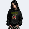 Streetwear BOOKWORM Grunge Skulls Cotton Crewneck Sweatshirt Hoodie Casual All Seasons Women's Graphic Top T-Shirts