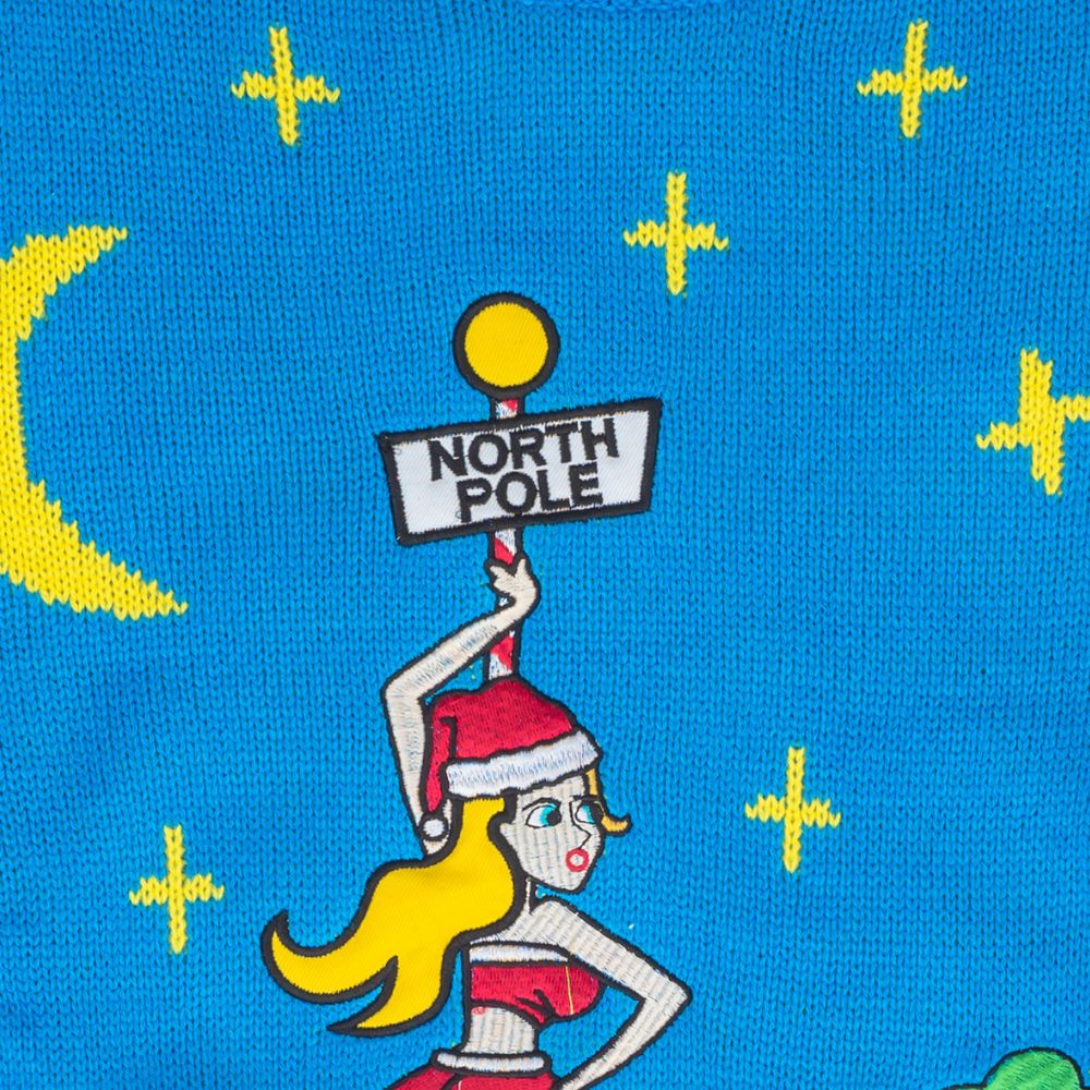 Women's Stripper Pole Ugly Christmas Sweater