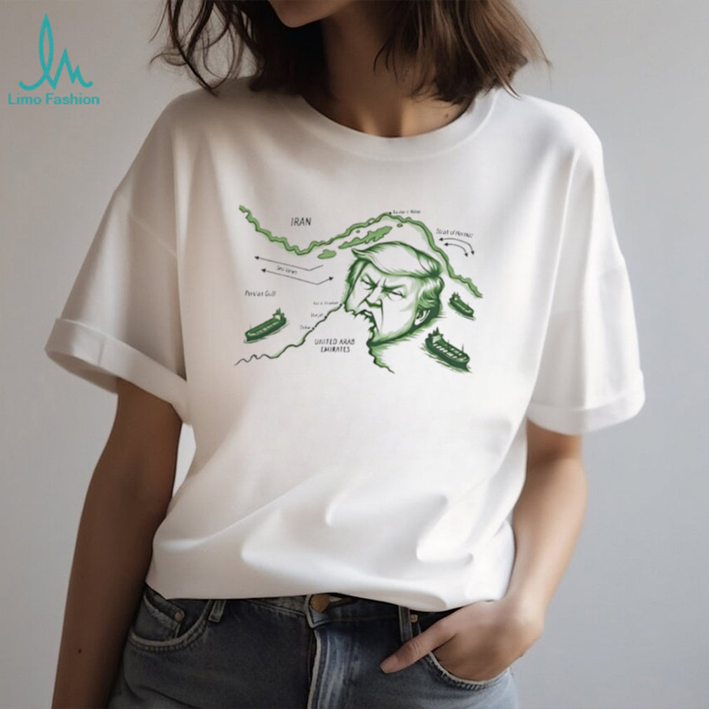 Stuck in the Strait Donald Trump Persian Gulf Iran graphic shirt